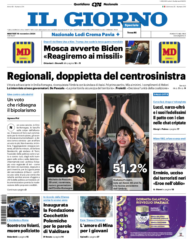 Prima-pagina-il giorno-edizione-di-oggi-20241119